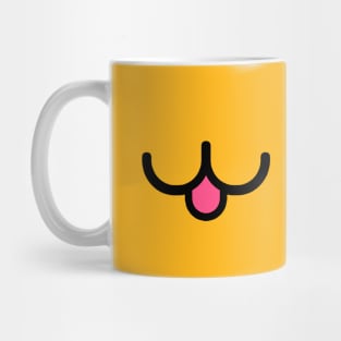 Puppy Tounge Mouth Mug